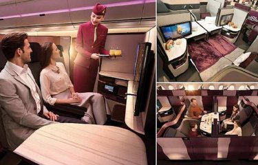 Авиакомпания Quatar Airways предлагает пассажирам воздушный "люкс"(6 фото + 1 видео) Авиакомпания Quatar Airways предлагает пассажирам воздушный "люкс"(6 фото + 1 видео)