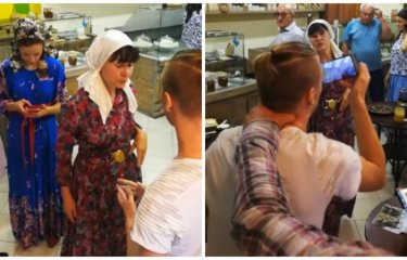 Из магазина Германа Стерлигова взашей выгнали парня с пирсингом(2 фото + 2 видео) Из магазина Германа Стерлигова взашей выгнали парня с пирсингом(2 фото + 2 видео)