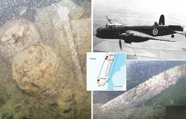 Британский дайвер нашел останки бомбардировщика времен Второй мировой(6 фото + 1 видео) Британский дайвер нашел останки бомбардировщика времен Второй мировой(6 фото + 1 видео)