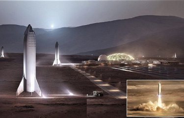 Илон Маск откроет базу на Марсе к 2028 году(9 фото + 1 видео) Илон Маск откроет базу на Марсе к 2028 году(9 фото + 1 видео)