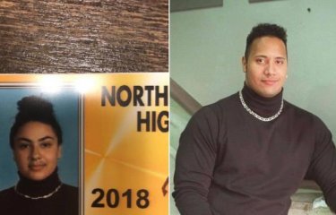 Ученики школы в Детройте фотографируются на пропуск в образе звёзд и героев мемов(20 фото) Ученики школы в Детройте фотографируются на пропуск в образе звёзд и героев мемов(20 фото)