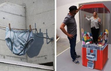 3D-рисунки, которые настолько реалистичны, что перестаёшь верить своим глазам(19 фото + 2 гиф) 3D-рисунки, которые настолько реалистичны, что перестаёшь верить своим глазам(19 фото + 2 гиф)