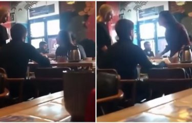 "Я сейчас папу позову!": Девушка устроила скандал с битьем посуды из-за слишком острого супа(1 фото + 1 видео + 1 гиф) "Я сейчас папу позову!": Девушка устроила скандал с битьем посуды из-за слишком острого супа(1 фото + 1 видео + 1 гиф)