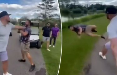 Бывший хоккеист бросил соперника по гольфу в озеро (4 фото + 1 видео) Бывший хоккеист бросил соперника по гольфу в озеро (4 фото + 1 видео)